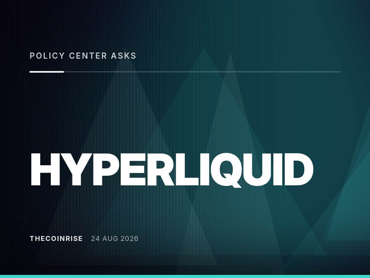 Hyperliquid政策中心呼吁SEC与CFTC统一股票永续合约规则