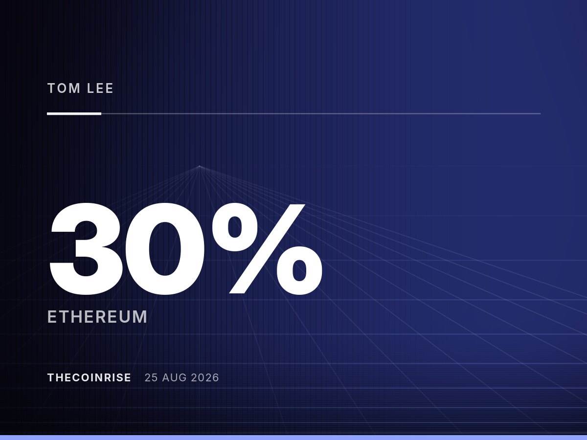 Tom Lee：以太坊30%的上涨是十年轮动的“启动点”