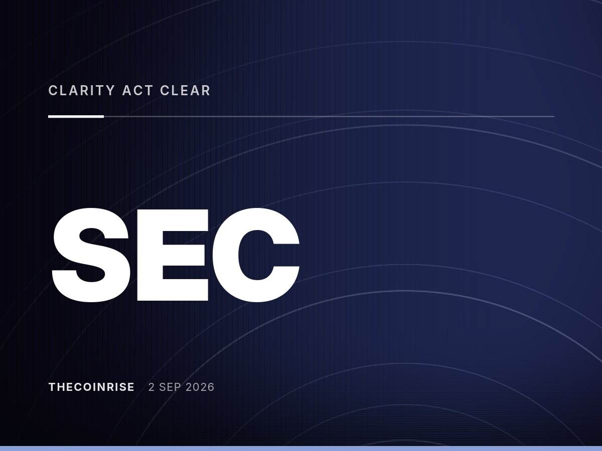 SEC主席阿特金斯预测：CLARITY法案有望9月15日前在参议院通过