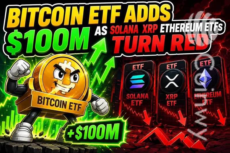 比特币ETF净流入1亿美元，Solana、XRP、以太坊ETF却集体下跌