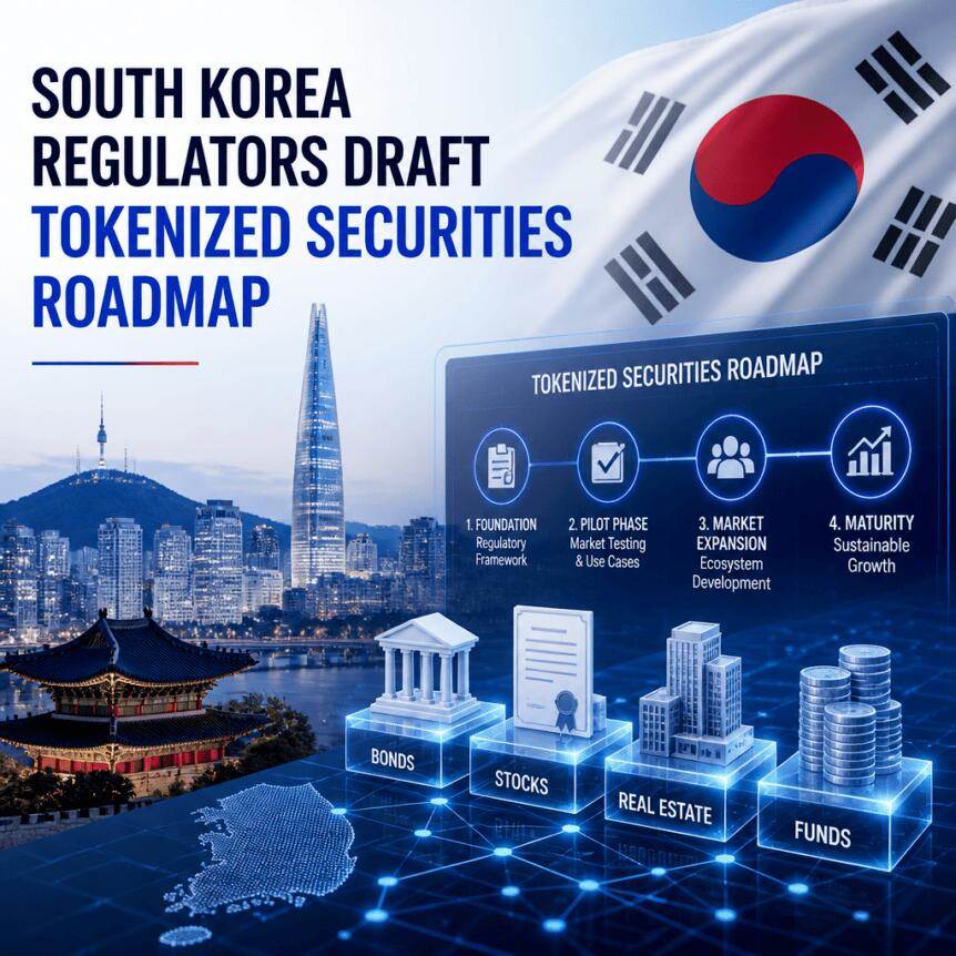 韩国监管机构起草代币化证券路线图