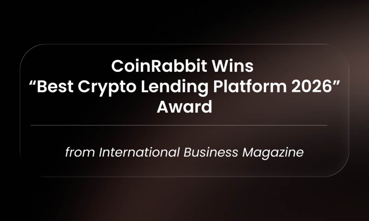 CoinRabbit荣获《国际商业杂志》“2026年度最佳加密货币借贷平台”大奖