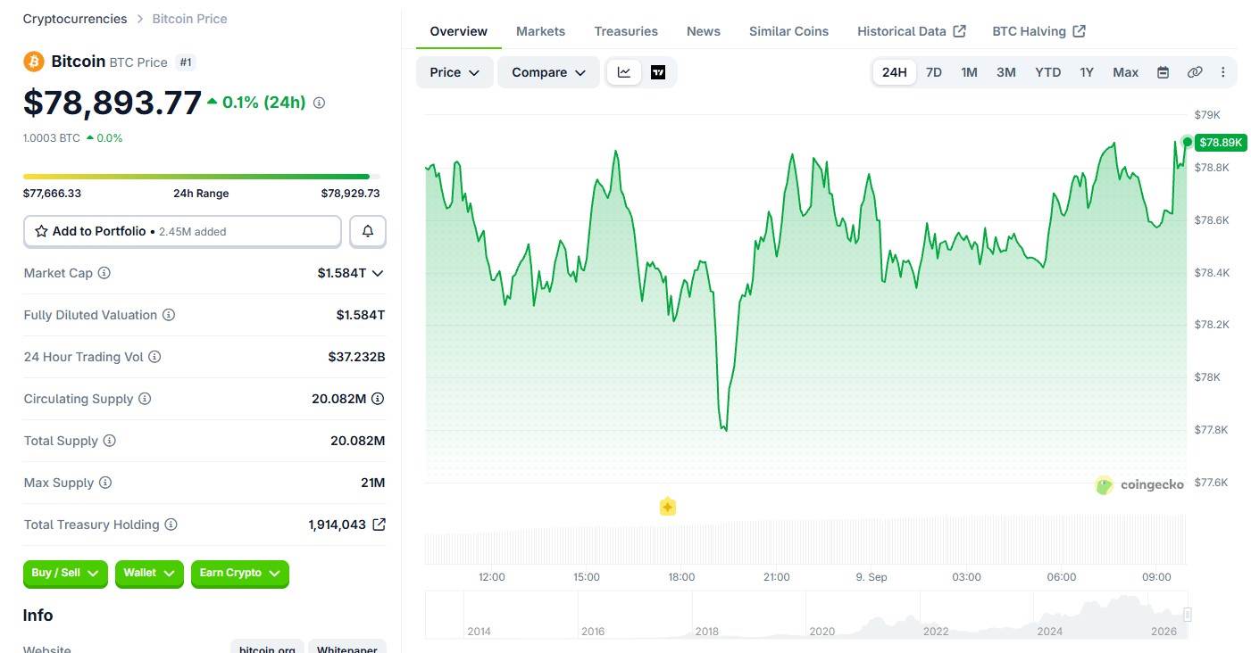 Bitcoin Price Chart
