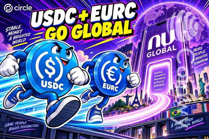 Circle宣布USDC和EURC即将登陆Nu Global