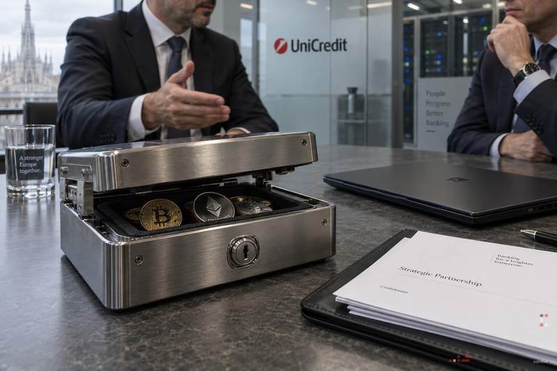 UniCredit considers crypto asset custody and brokerage business; seeks technology partners