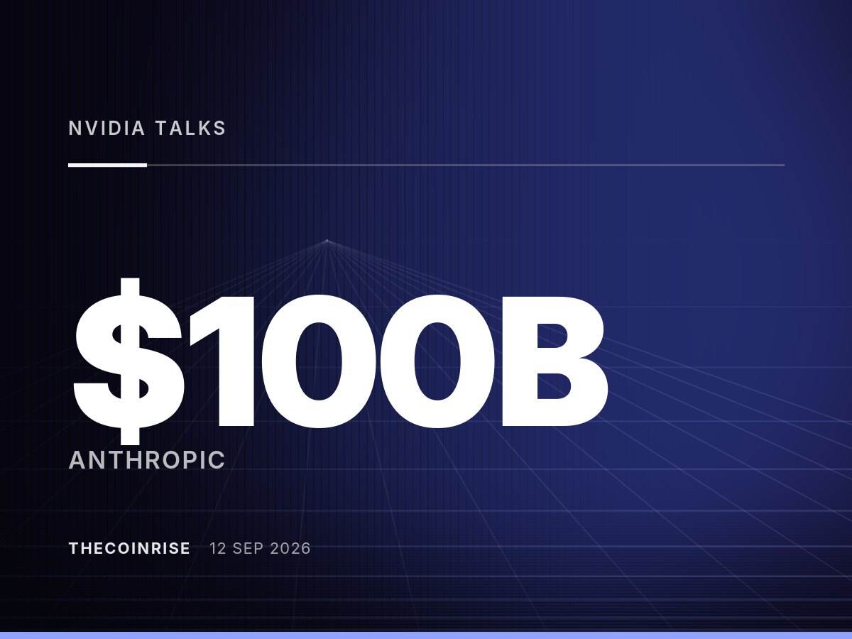 Nvidia is reportedly in talks to become a cornerstone investor in the $100 billion Anthropic IPO