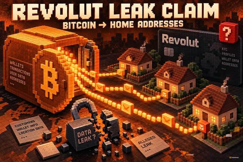 Revolut leak claims to associate Bitcoin wallet with home address