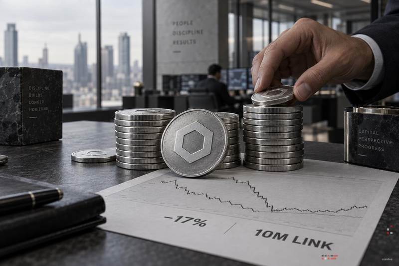 The giant whale on the chain bought a total of 10 million units after LINK fell 17%