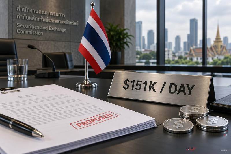 Thailand Securities and Exchange Commission proposes a daily stablecoin transfer limit of US$151,000