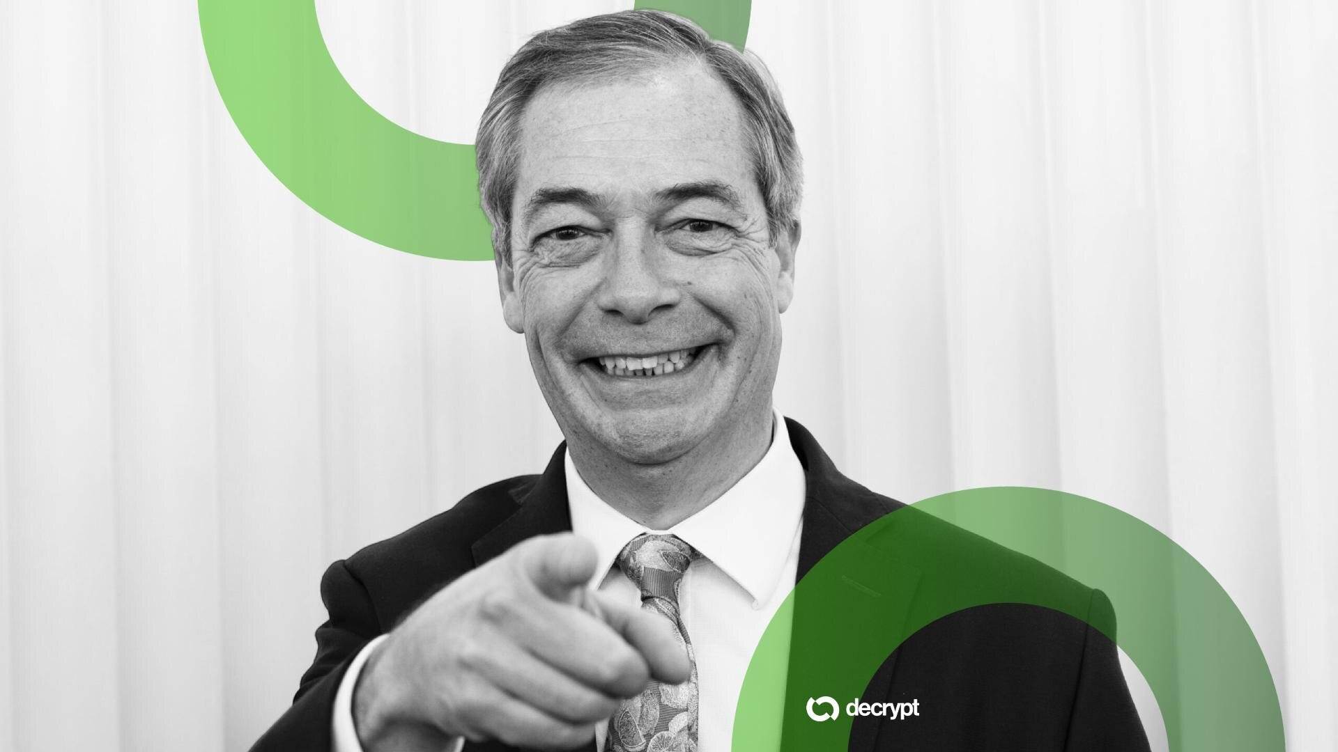 Cryptocurrency billionaire donated record $97 million to the Reform Party of Britain