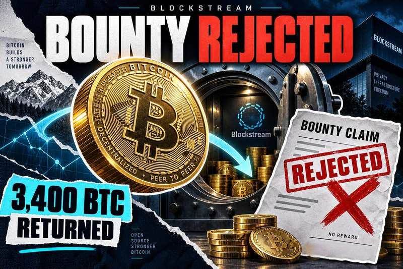 Blockstream refuses reward request after 3400 BTC were recovered
