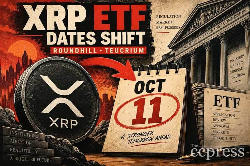 Roundhill Teucrium Shift XRP ETF is scheduled to go public on October 11