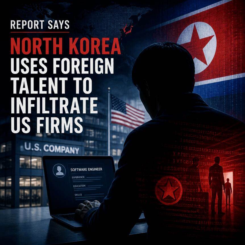 Report says North Korea uses foreign talent to infiltrate U.S. companies