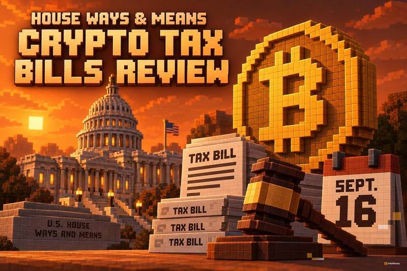 House Ways and Means Committee plans to review the crypto asset tax bill on September 16