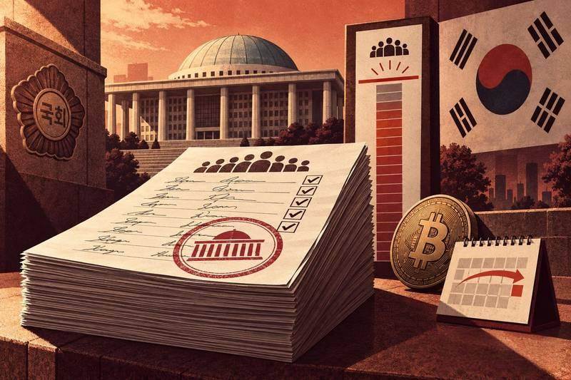 South Korea's cryptocurrency tax extension petition meets review threshold