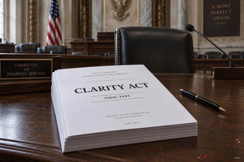 Republicans release final text of CLARITY Act ahead of Tuesday's vote