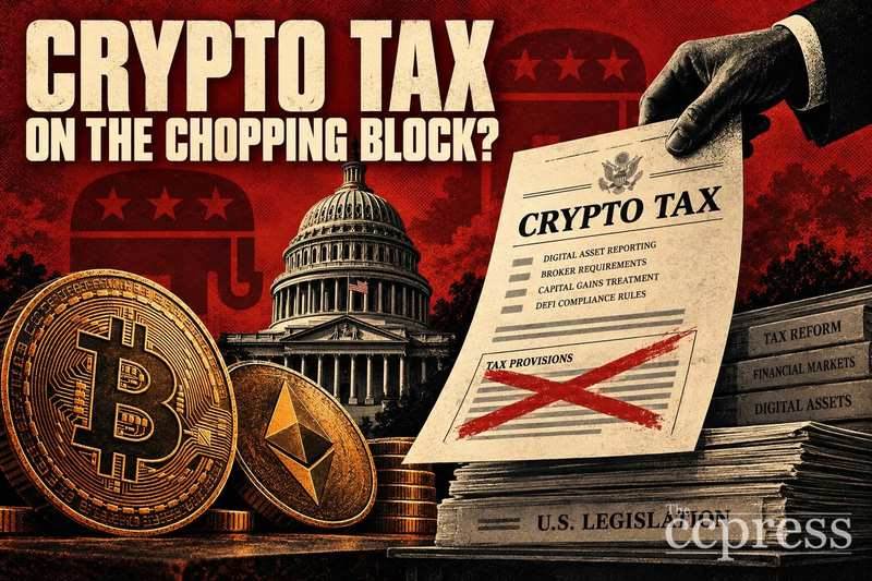House Ways and Means Committee Republicans consider removing cryptocurrency tax provisions