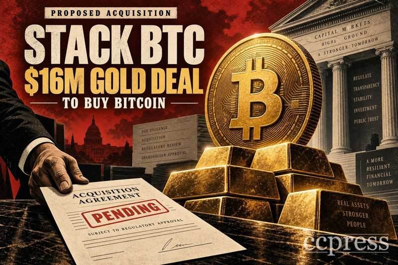 Stack BTC寻求1600万美元黄金经销商交易以购买比特币