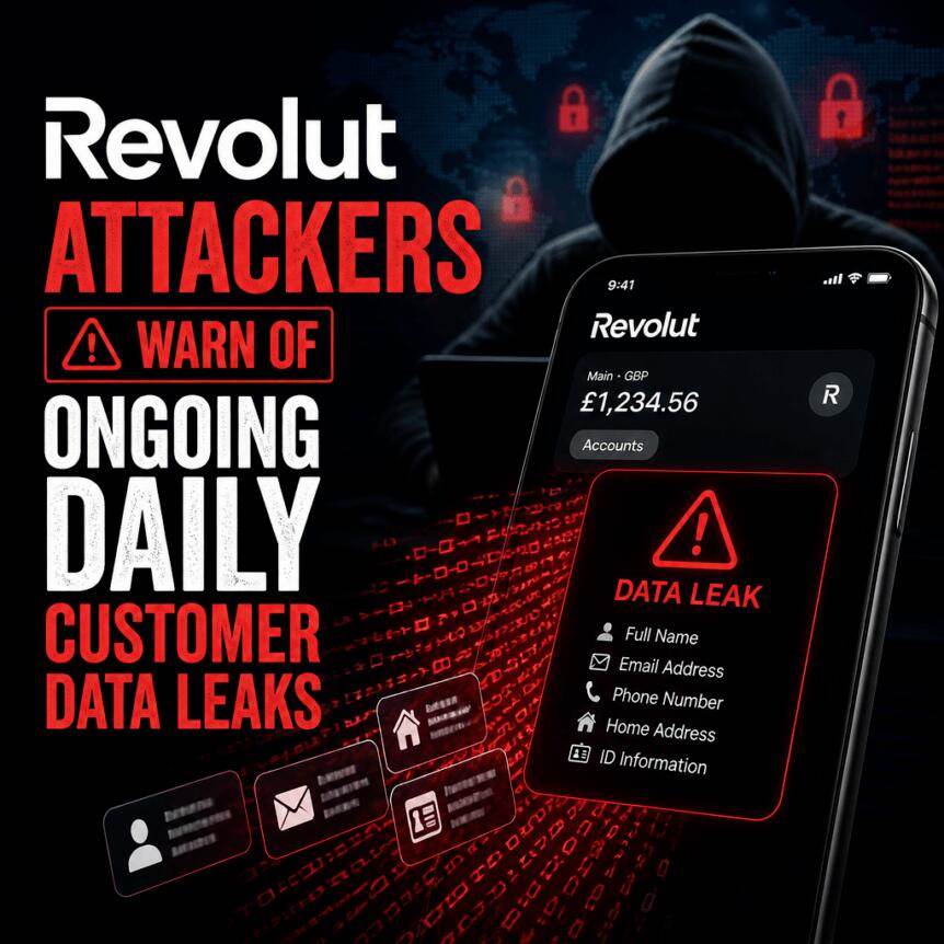 Revolut hackers warn of continued daily leaks of customer data