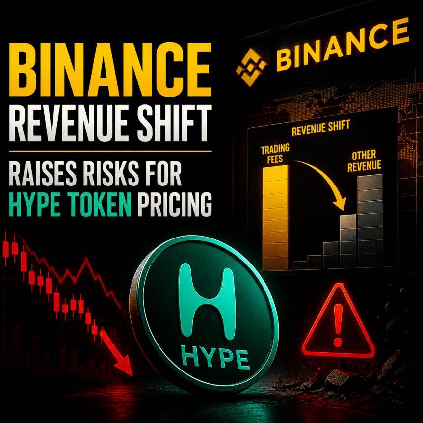 Binance revenue transfer triggers HYPE token pricing risk