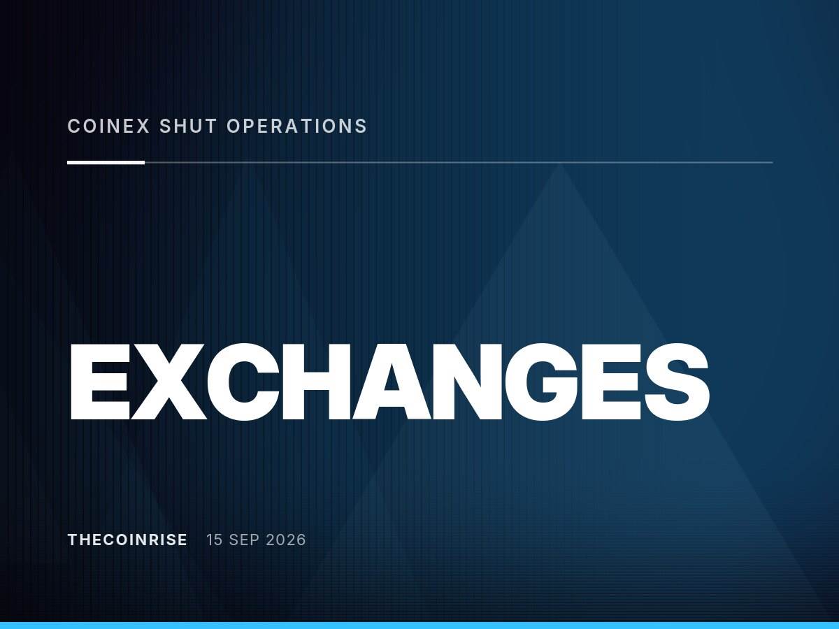 CoinEx将于12月22日关闭交易所运营，历经九年