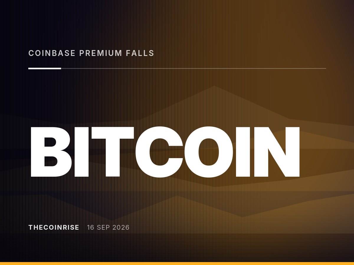 Bitcoin Coinbase premium falls to monthly low, CLARITY bill vote disappoints markets