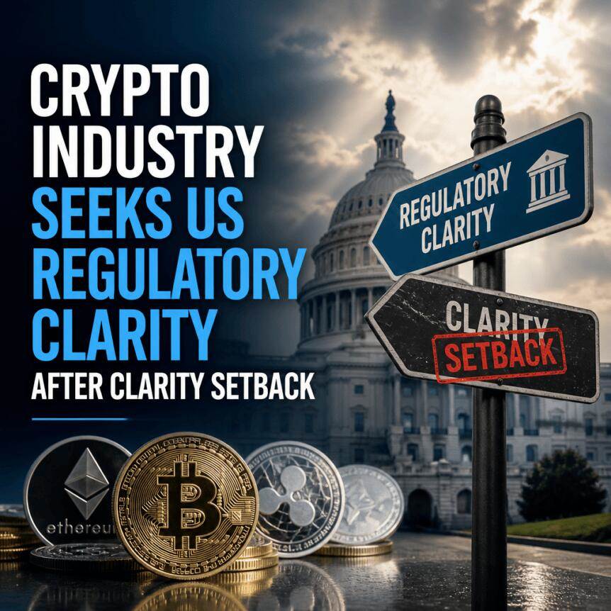 加密货币行业在CLARITY法案受挫后寻求美国监管明确性