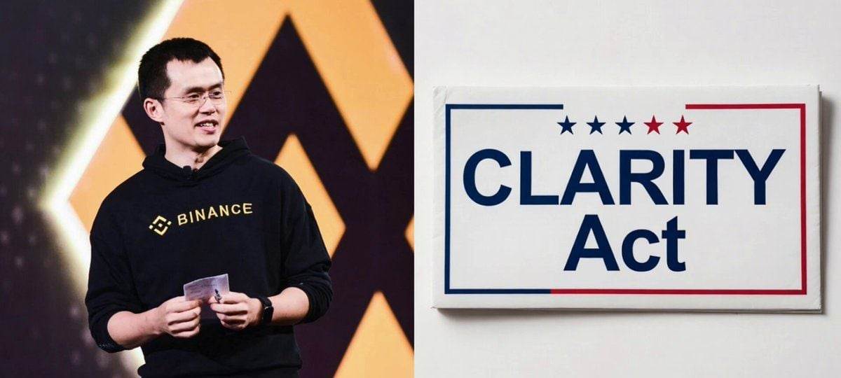 CZ表示，CLARITY法案的挫折不会阻止进展