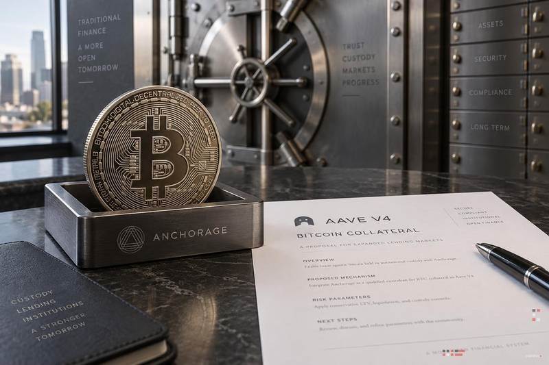 Aave提议针对安赫奇持有的比特币提供V4贷款