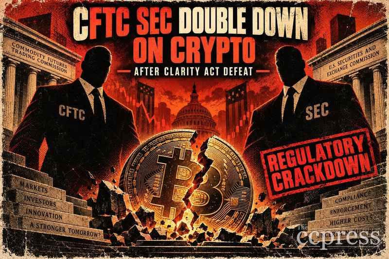 CFTC与SEC在《清晰度法案》受挫后加码加密监管