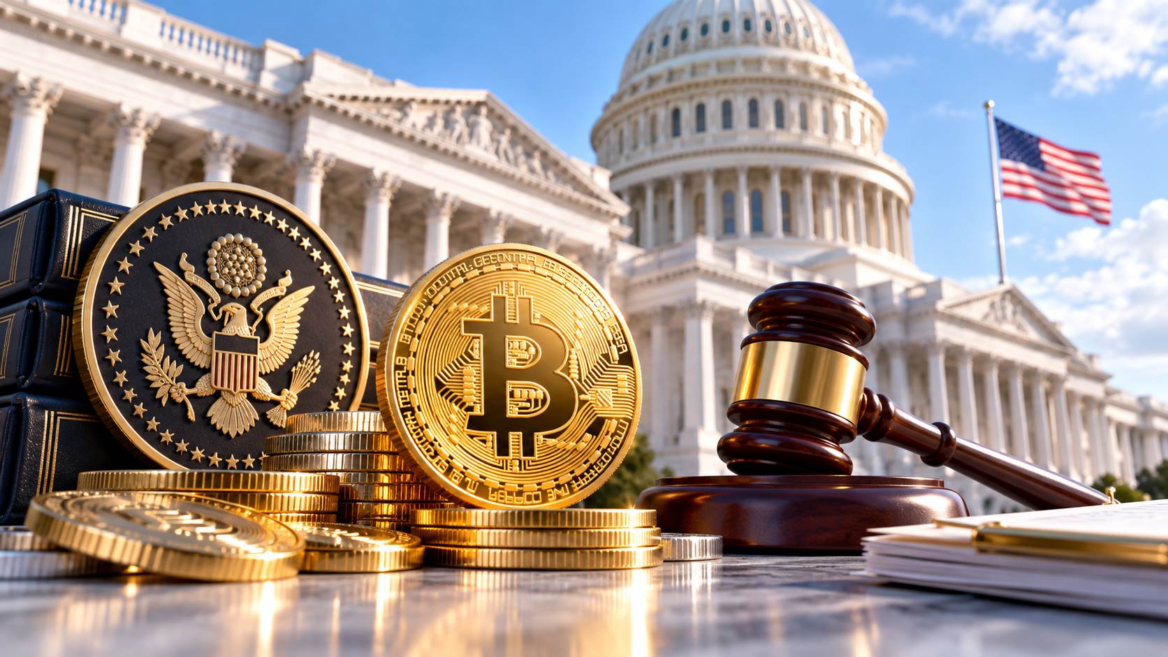 The U.S. House of Representatives voted 28 - 21 to advance strategic bitcoin reserve bill