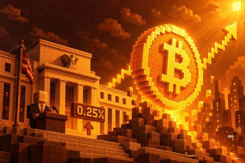 Bitcoin prices fluctuate after the Federal Reserve unanimously raised interest rates by 25 basis poi