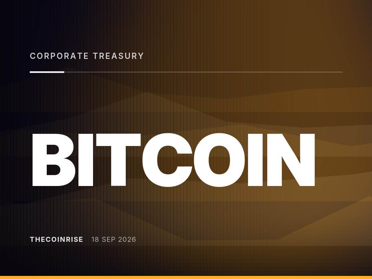 企业比特币国库购买量在第三季度放缓至5,900 BTC