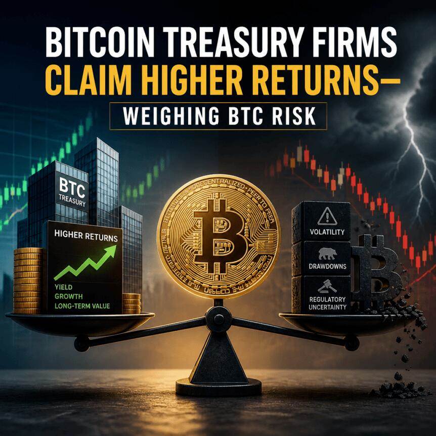 比特币财务公司声称获得更高回报——权衡BTC风险