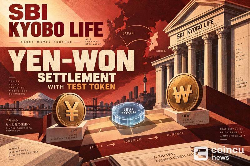 SBI与Kyobo Life试点使用测试代币进行日元-韩元结算