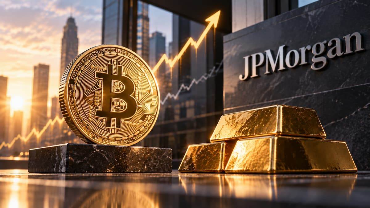 摩根大通称比特币可能开始超越黄金