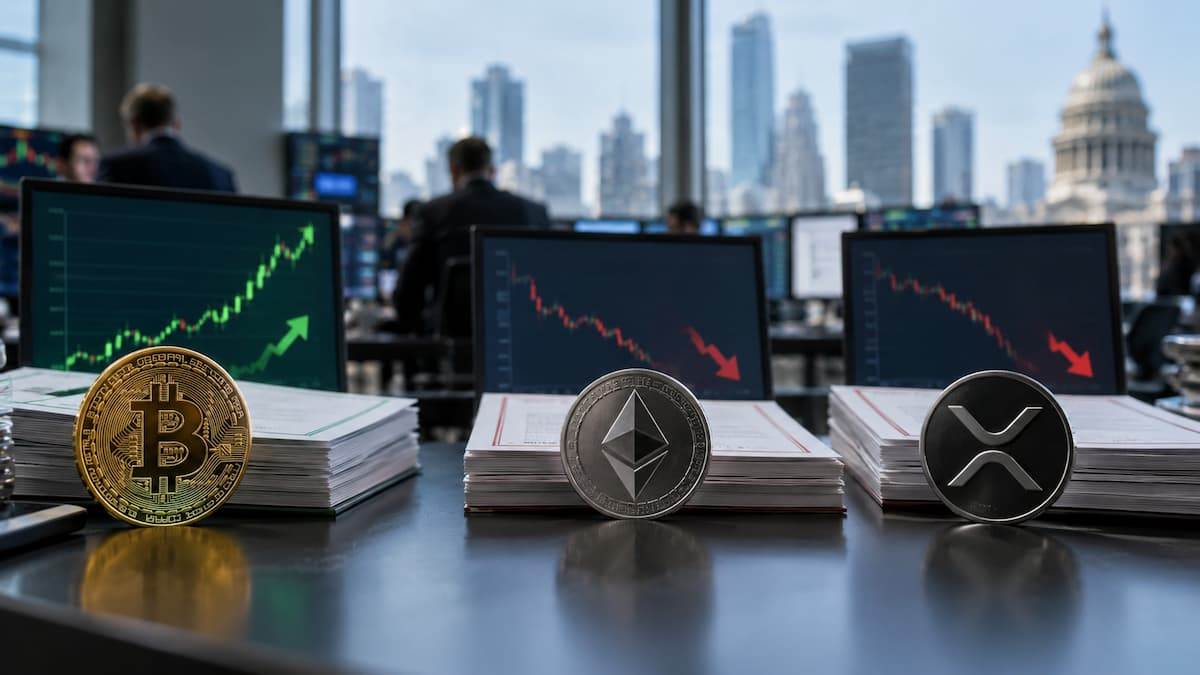 比特币攀升之际，以太坊与XRP ETF亏损