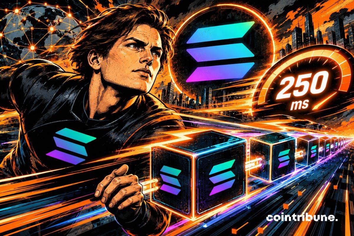 Cryptocurrency: Solana block generation time reduced to 250 milliseconds
