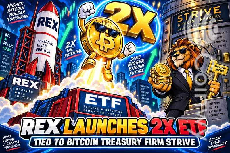 REX推出与比特币金库公司Strive挂钩的2x ETF