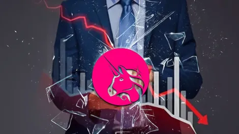 Uniswap突破后交易价格接近9美元，衍生品交易量下降35%