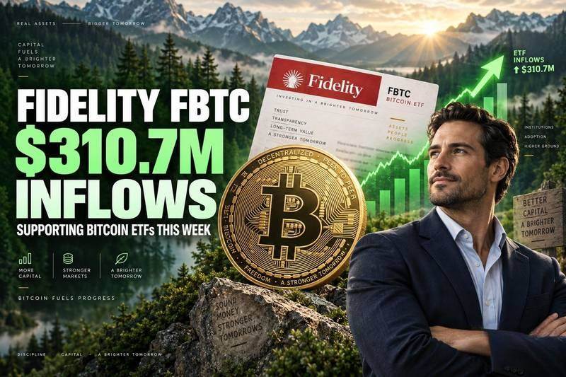 Fidelity FBTC attracts $310.7 million, supporting Bitcoin ETF performance this week