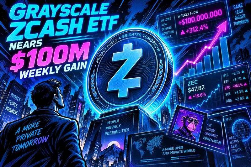 灰度Zcash ETF周收益逼近1亿美元