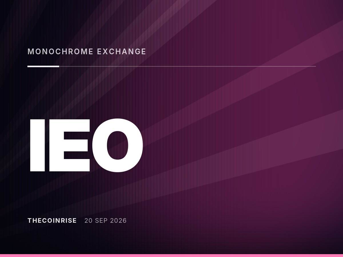 Monochrome Exchange 公布原生代币 $MCR 的 IEO