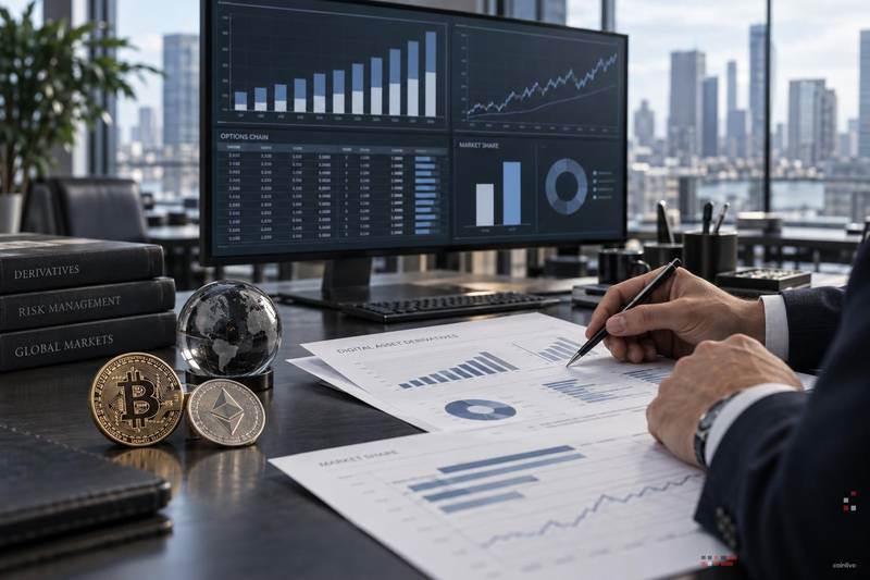 Report: Cryptocurrency Options Market Share Almost Doubles as Derivatives Market Landscape Shifts