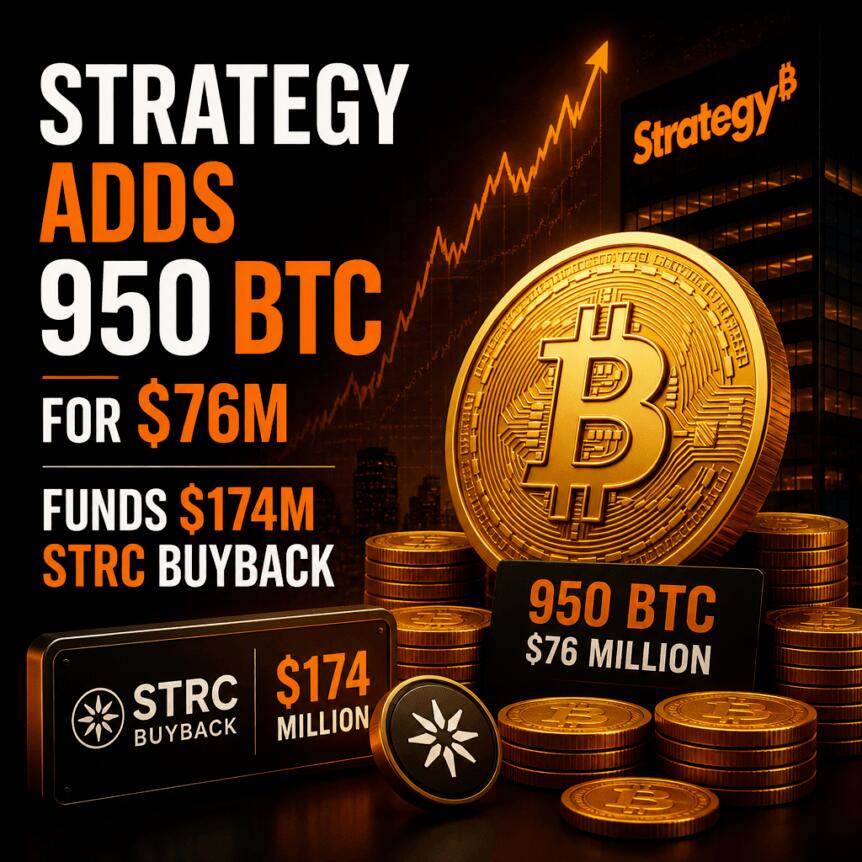 Strategies to increase its holdings of 950 bitcoins, costing US$76 million, and allocating US$174 mi