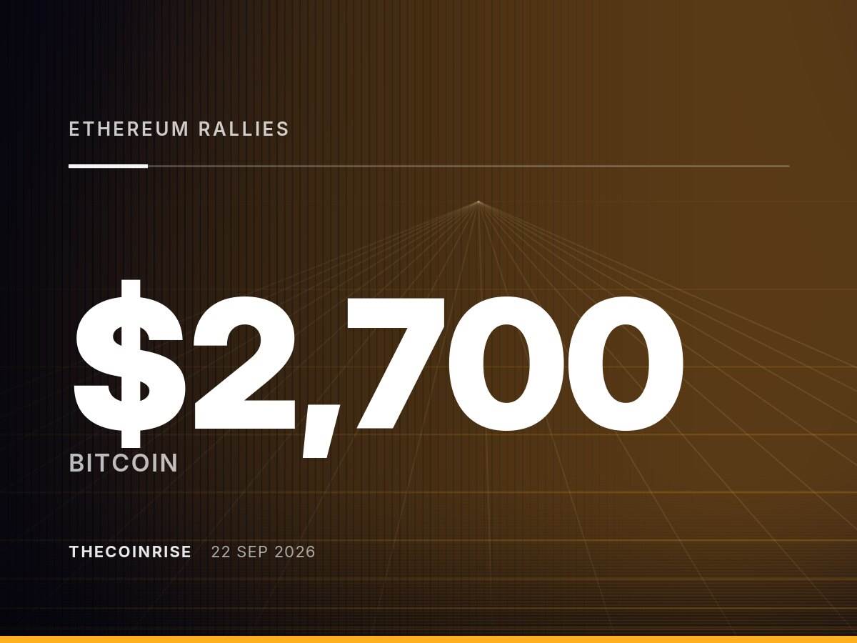Ethereum breaks through US$2700, targeting the US$2900 region, and Bitcoin breaks boost the market