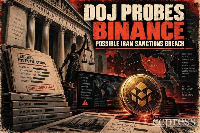 U.S. Department of Justice investigates Binance for alleged violations of sanctions on Iran