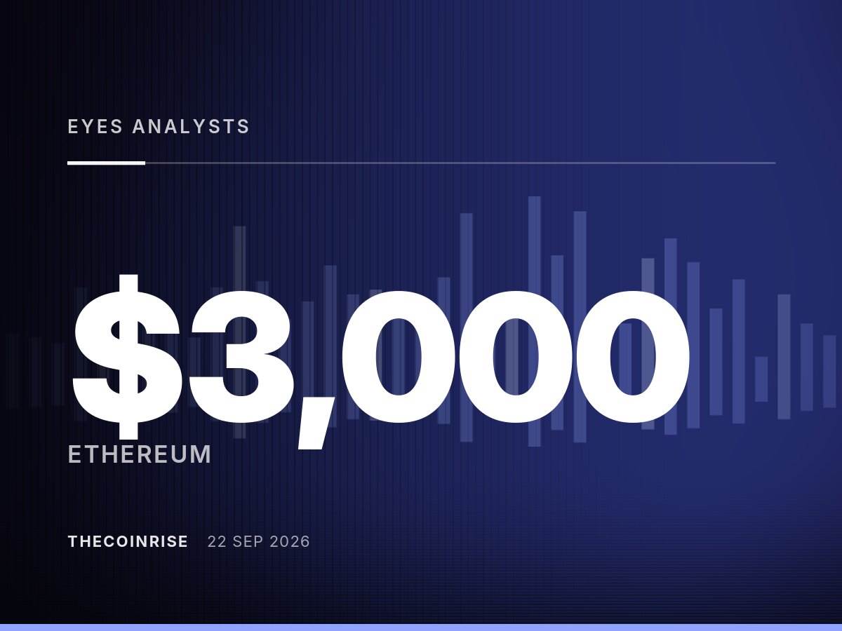 Ethereum targets $3000, analysts point to $2631 as a key support level, and the target price is set