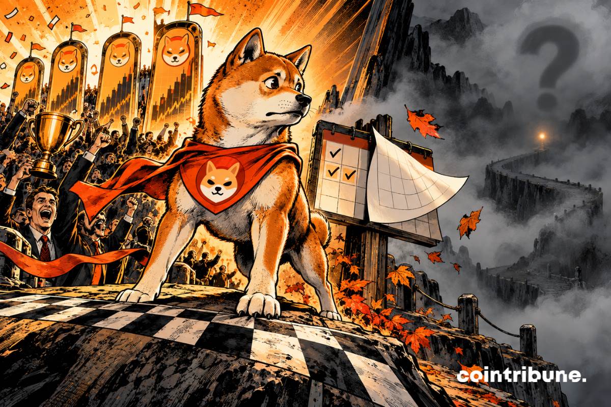 SHIB averaged 167.5% in October, but one-year data distorted overall performance