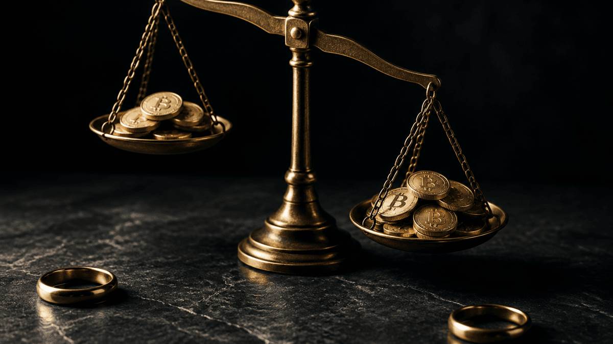 离婚中的加密货币：比特币在收益均衡化中如何处理